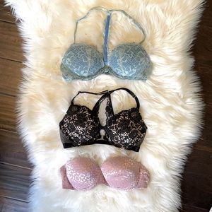 Victoria’s Secret and pink push up bra